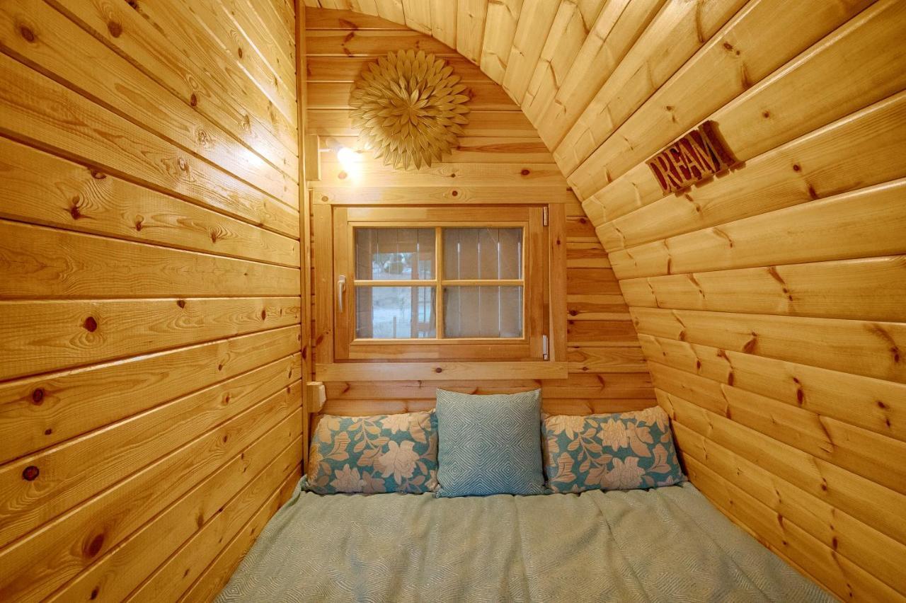 Glamping Turquesa, Feel And Relax In A Wood House Pension Corredoura Buitenkant foto